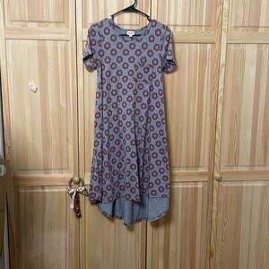 T 8. LuLaRoe high low dress XS